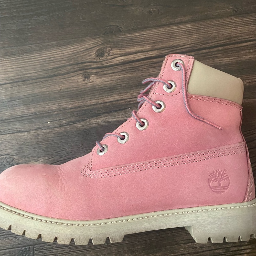 Timberland pink woman boots